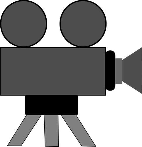 Immagine vettoriale film fotocamera webicon