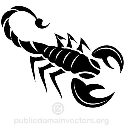 Scorpion Vektor Klipart