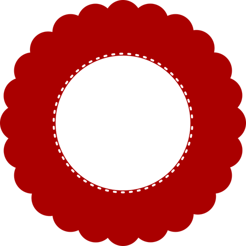 Rode zegel symbool