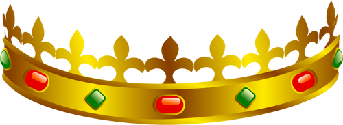 Vektorgrafikk utklipp av en kongens krone