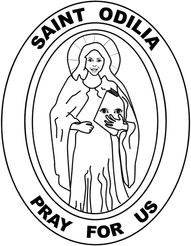 Saint-Odile ikona