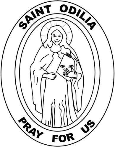 Saint Odile -kuvake