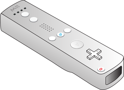 任天堂の Wii リモコンのベクトル画像