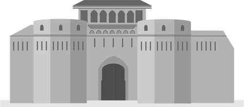 Seni klip Shaniwarwada fort vektor