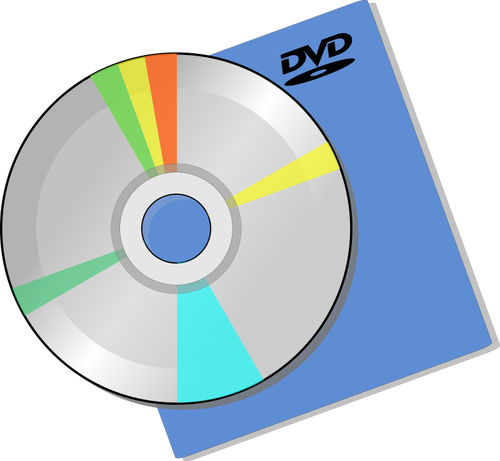 תקליטור DVD מעל תמונת שרוול