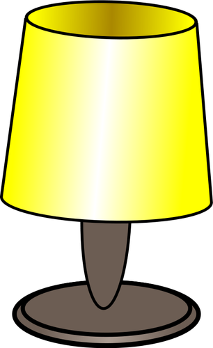 黄色のランプのベクトル画像
