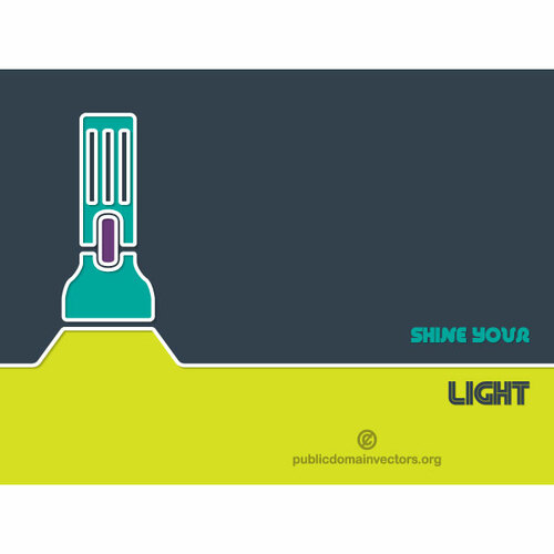 懐中電灯ベクトル グラフィック