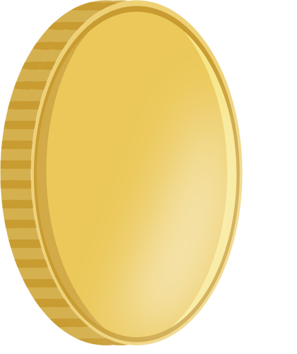 Rotující mince Vektor Klipart