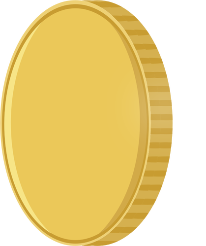 Спиннинг глянцевый монета векторное изображение