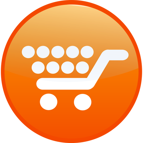 Imagen vectorial de carrito de compras