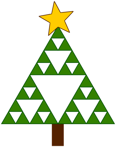 Arbre de Noël géométrique