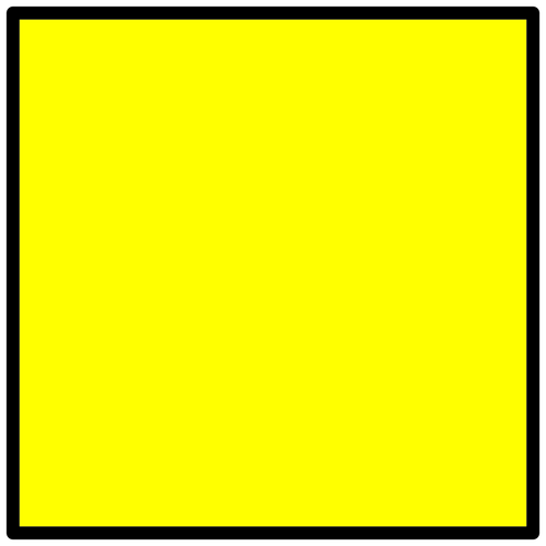 Señal amarillo bandera