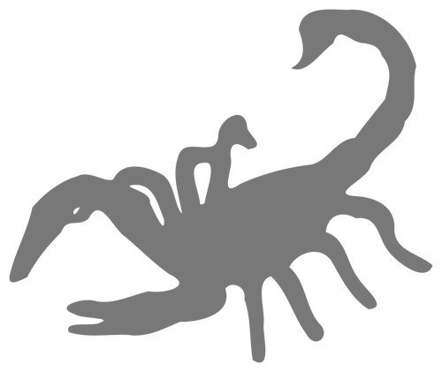 Scorpion silhouette image