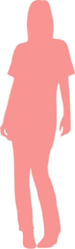 Pink posing girl