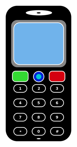 Gráficos vectoriales de teléfono móvil