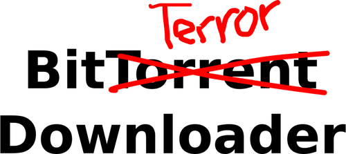 Pouco terror downloader vetor clip art