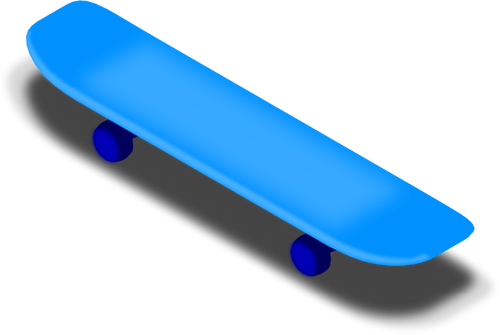 Skateboard vectorized Menggambar vektor