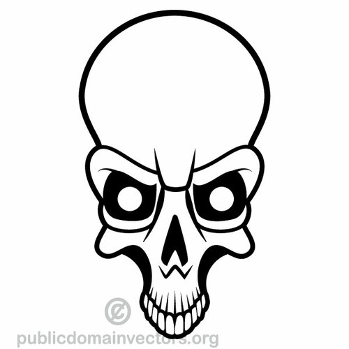 Skull clip art graphics