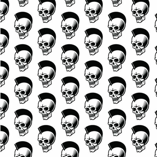 Skull seamless pattern background