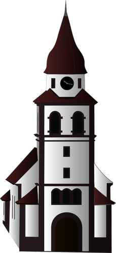 Vector image of chuch