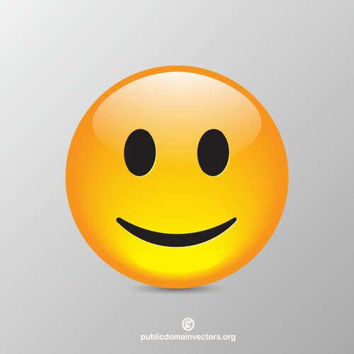 Icona di vettore di smiley classico