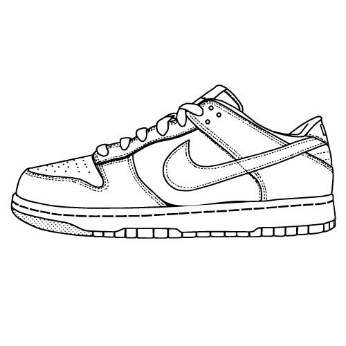 Sneaker vectorafbeeldingen