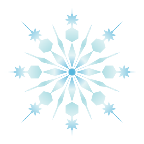 Vector art flocon de neige