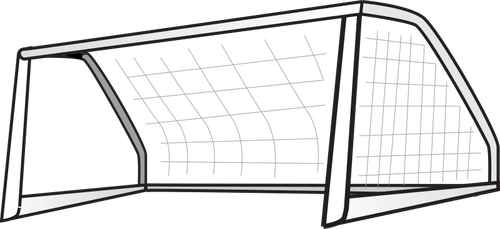 Fotball målet innlegget vektorgrafikk utklipp