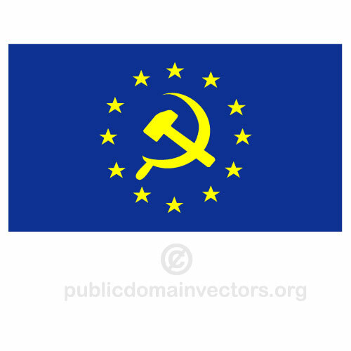 Sosialistisen Euroopan vektorilippu