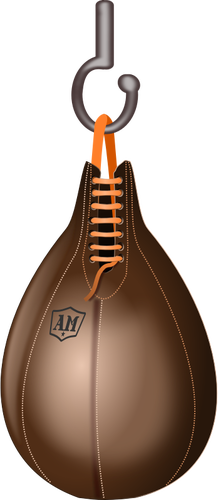 Ilustração em vetor speedbag boxe