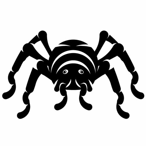 Spinne Silhouette Schablone ClipArt