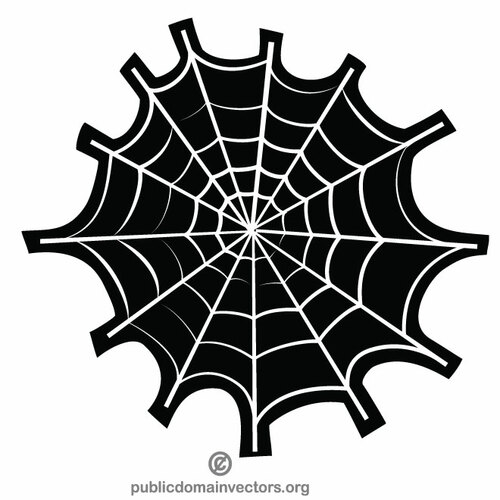 Spider web clipart