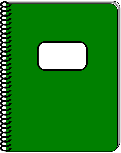 Espiral notebook vector de la imagen