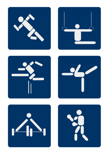 Pictogramas de vetor de esporte