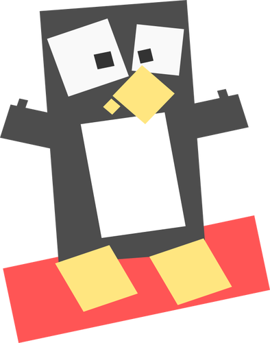 Vierkante pinguïn