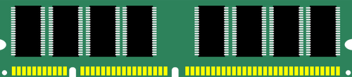 Random Access computadora memoria RAM vector de la imagen