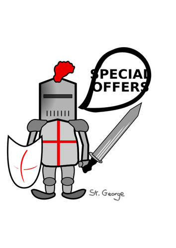 St George comic vector