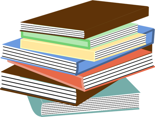 Pile de livres vector image