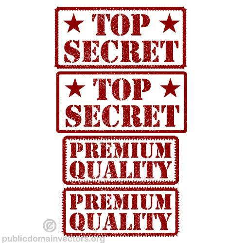 Premium quality stickers vector