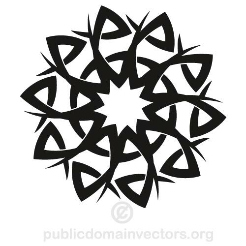 Tattoo star vector clip art