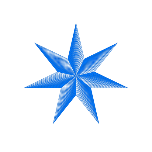 Blue star image