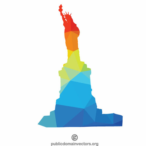 Statua wolności koloru