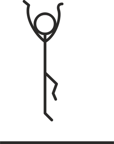 Stick figure skoki