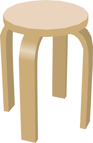 Stool vector image