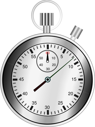 Grayscale chronograph vector image
