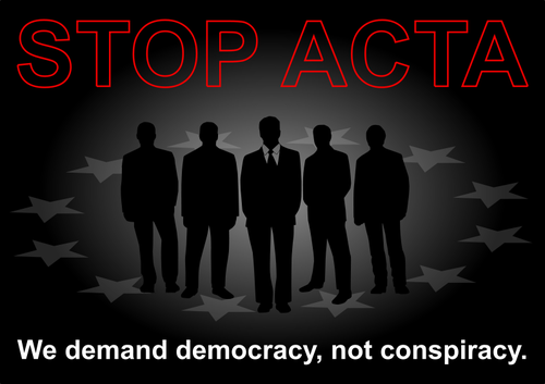 Pare ACTA se desenho vetorial