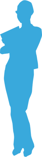 Student meisje vectorafbeeldingen