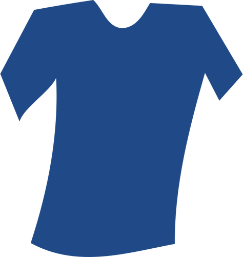 Векторное изображение пустой футболка с наклоном