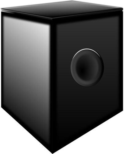 Dibujo vectorial de subwoofer