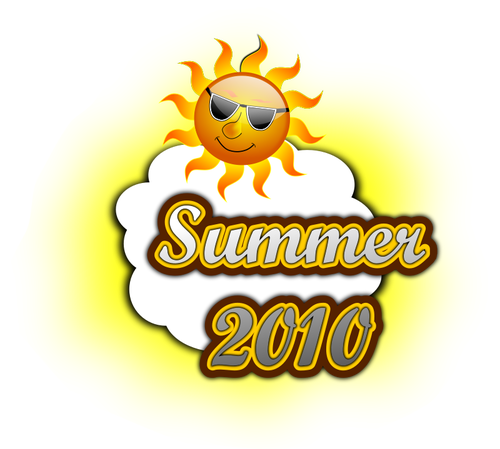 Sommer 2010-Logo-Vektor-Bild